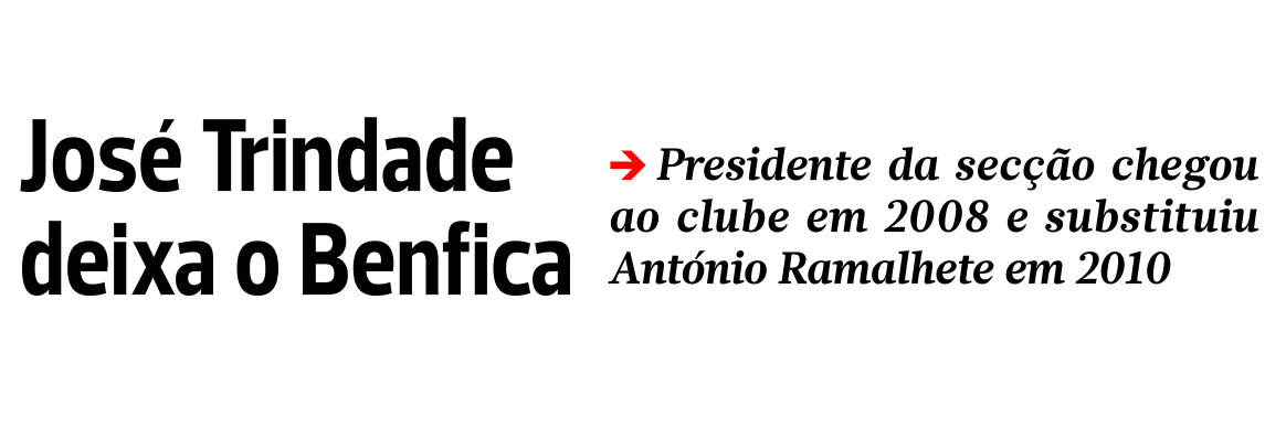 A saída de José Trindade