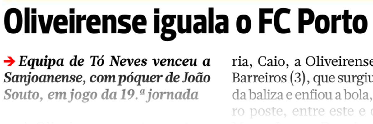 A vitória da Oliveirense em partida antecipada