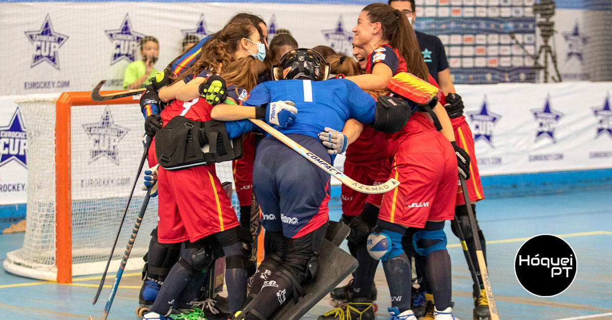 Selecção espanhola triunfa no feminino