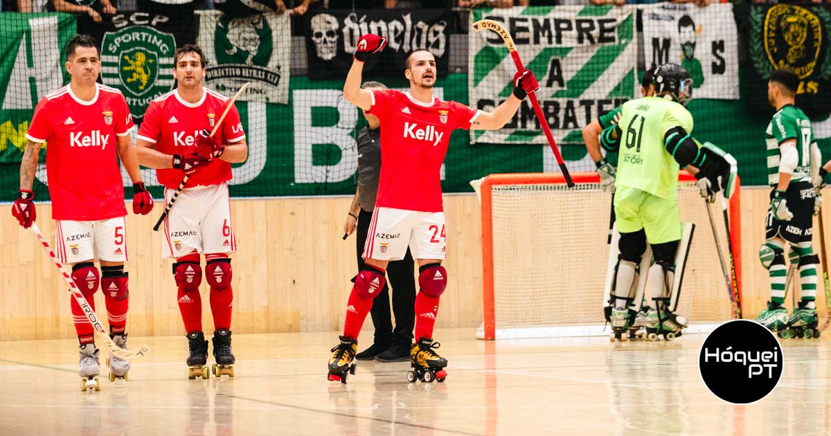 Benfica campeão nacional de hóquei em patins pela 24.ª vez