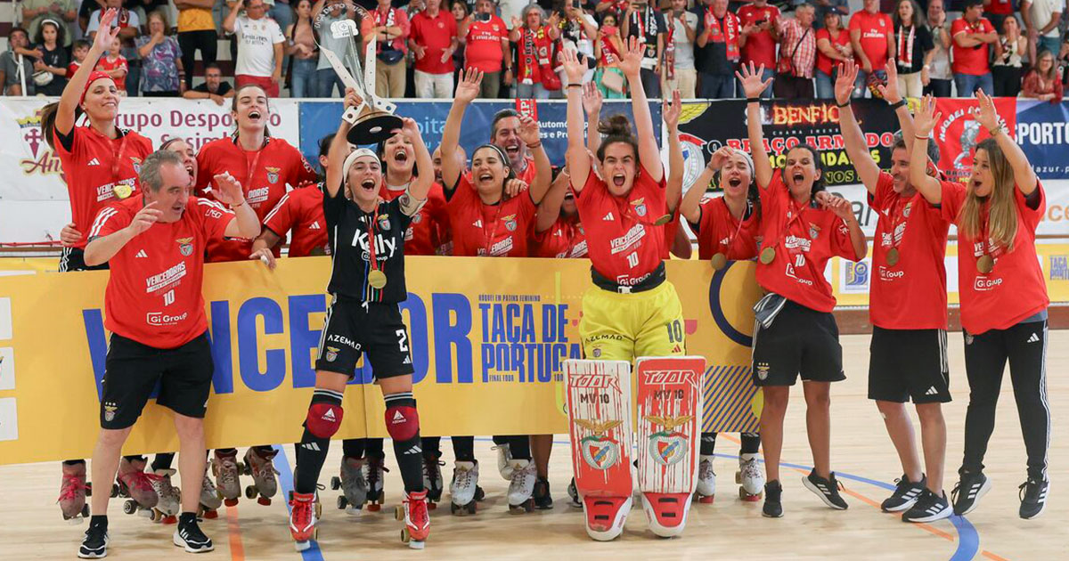 Benfica conquista a 10ª Taça e vão 32 troféus nacionais consecutivos