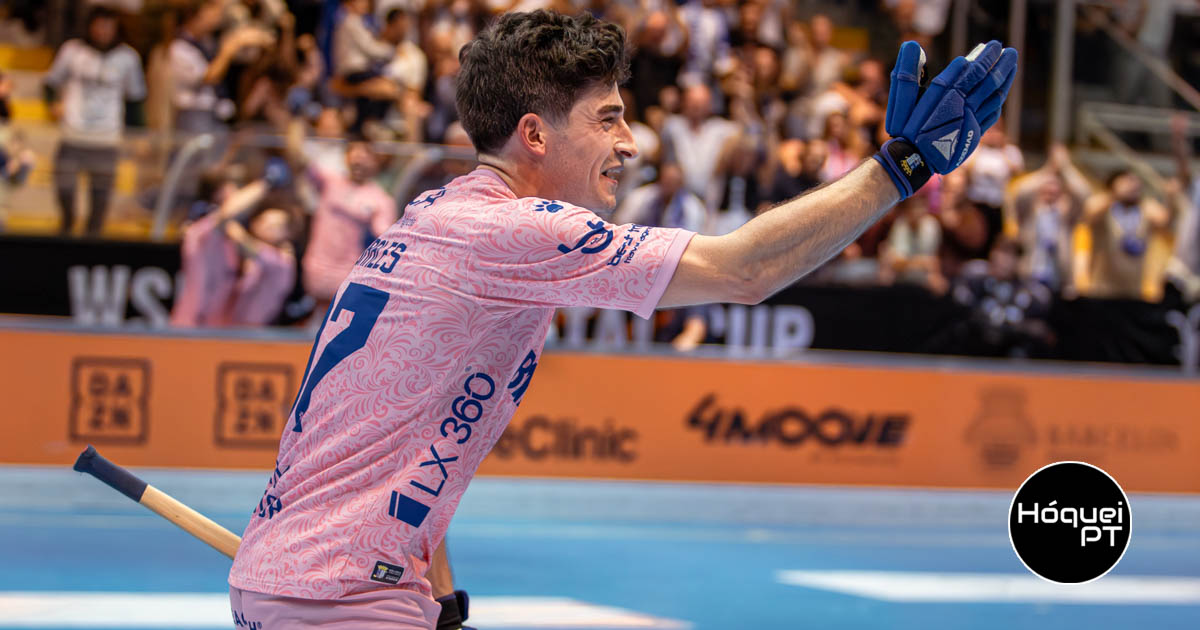 Óquei de Barcelos vence dérbi em Braga e avança para as 'meias' da Taça