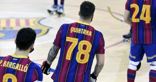 Quintana marcou na goleada do Barça
